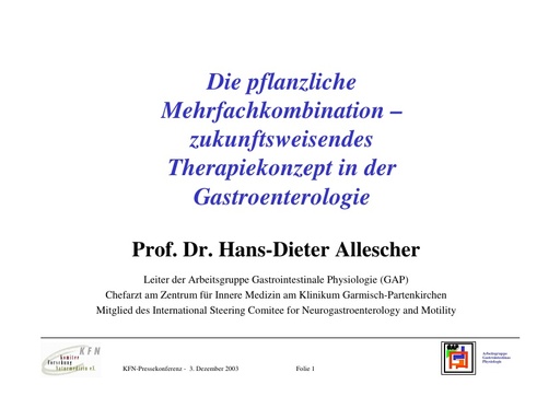 Prof  Allescher Folien Dez  2003
