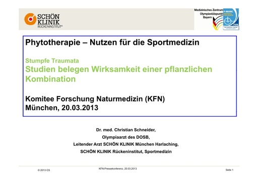 PK Dr Schneider Pressemappe