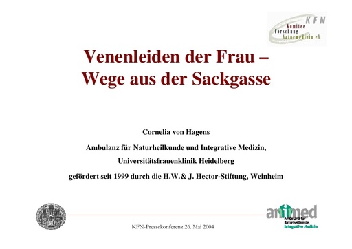 Dr  Hagens Folien Mai 2004