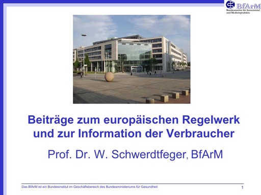 Prof  Schwerdtfeger Folien