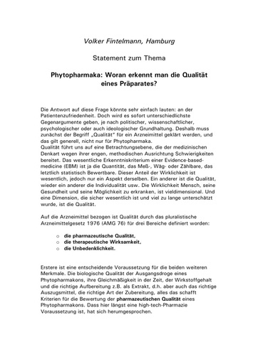 Prof  Fintelmann Statement Dez  2000