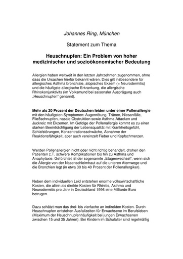 Prof  Ring Statement 2003