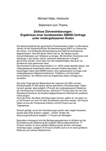 Prof  Habs Statement Okt  2001