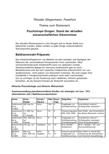 Prof  Dingermann Statement März 2002