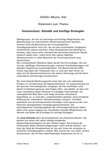 Prof  Maune Statement 12 05