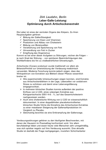 Dr Laudahn Statement