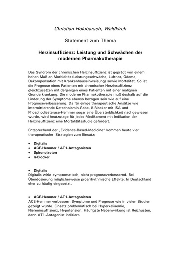 Prof  Holubarsch Statement Juni 2002