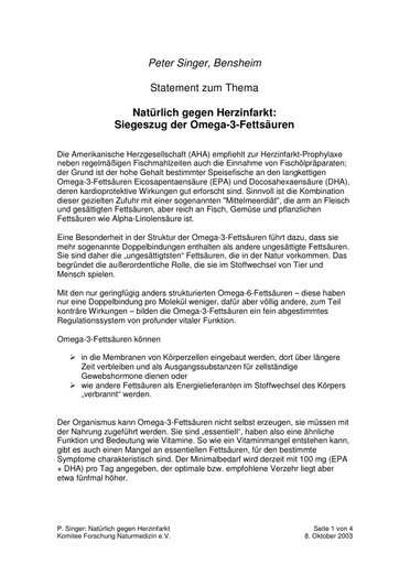 PD Dr  Singer Statement Okt  2003