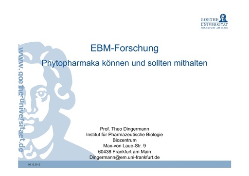Prof Dingermann 5 Dez 2012