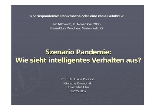 Prof  Porzsolt Folien